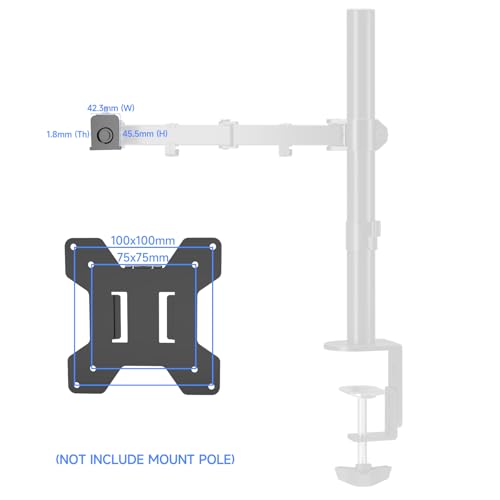 Suptek Monitor Mounting Plate for Suptek Monitor Computer Mounting System 75x75 and 100x100mm(MD6MB) - Image 3