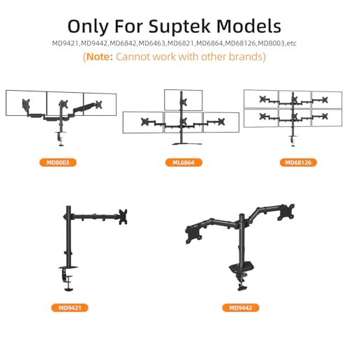 Suptek Monitor Mounting Plate for Suptek Monitor Computer Mounting System 75x75 and 100x100mm(MD6MB) - Image 4