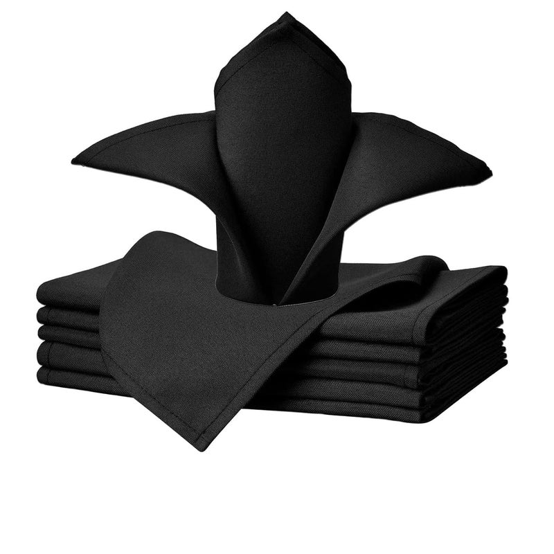 Switchon Solid Color Dining Table Napkins Set of 6 | 16x16 inch Cloth Napkins with Double Stitched Corners | Washable, Durable, Fast Color | Made in India for Home, Cafes & Restaurants - Image 4