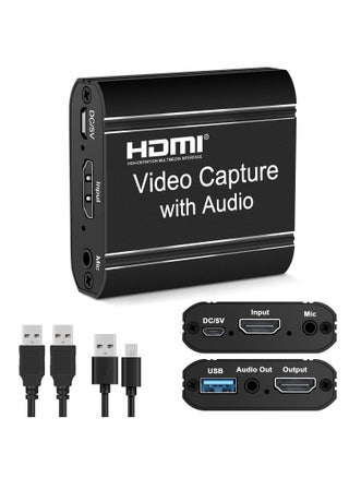 4K HDMI Video Capture Card with Loop-Out, USB HDMI Capture Card for Gaming, Live Streaming, and Video Conferencing, Compatible with Nintendo Switch, PS4, PS5, and Xbox One. - pzsku/Z7FD112E24A21BAFAB194Z/45/_/1723082863/69afcfec-570f-411a-bc67-57aff792afe1