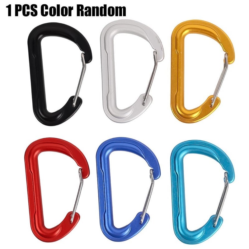 (Random color)Aluminum Alloy Spring Buckle Clip Lightweight Fast Fading Proof for Backpack Keychain Suitcase Water Bottle Outdoor Hiking 5/1pc - Image 5