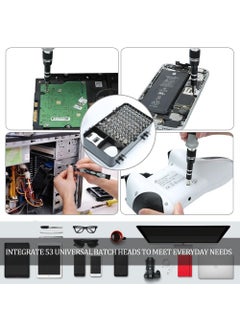 CHESTON Cheston 110Piece Screwdriver and Nut Driver Bit Set Professional MultiFunction Magnetic Repair Tool Kit for Mobiles Tablets Glasses Laptops PCs PC Repair Screwdriver Set  - Image 5