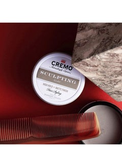 cremo Cremo Premium Barber Grade Hair Styling Sculpting Clay, High Hold, Matte Finish, 4 Oz  - Image 2