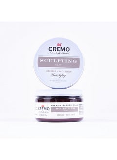 cremo Cremo Premium Barber Grade Hair Styling Sculpting Clay, High Hold, Matte Finish, 4 Oz  - Image 5