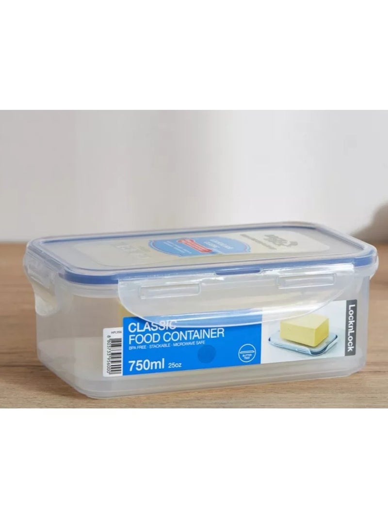 LOCK & LOCK LocknLock 750ml  Rectangular Butter Case  Airtight Food Storage  - BPA-Free, Microwave, Freezer, and Dishwasher Safe  - Image 2