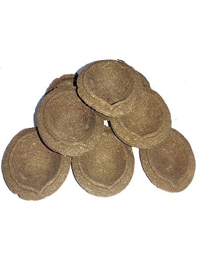 suvasane Natural Panchgavya Cow Dung Diyas_Set (24 Count) Panchagavya Gobar Diya/Vilakku/Deepa for Daily Puja, Festivals - Image 3