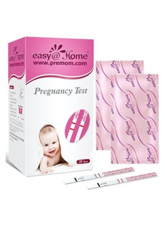 Easy@Home Pregnancy Test Strips Kit, 20 Pack Early Detection hCG Tests - Bulk Pregnancy Strips - Powered by Premom APP
