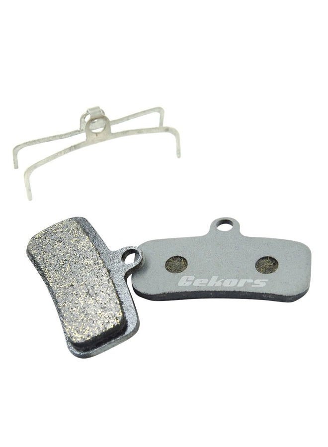 Gekors Lightweight Semi-Metallic Bicycle Disc Brake Pads with Aluminum Back for Shimano Saint M810/Zee M640, 1 Pair with a Spring - Image 2