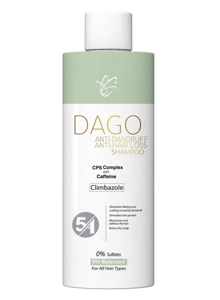 bluebell Dago 5-in-1 Anti-Dandruff & Antifungal Shampoo for All Hair Types – 250 ml - Image 1