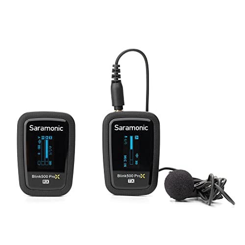 Saramonic Blink 500 Prox B1 Compact Wireless 24GHz ClipOn Microphone System with Lavalier - Image 3
