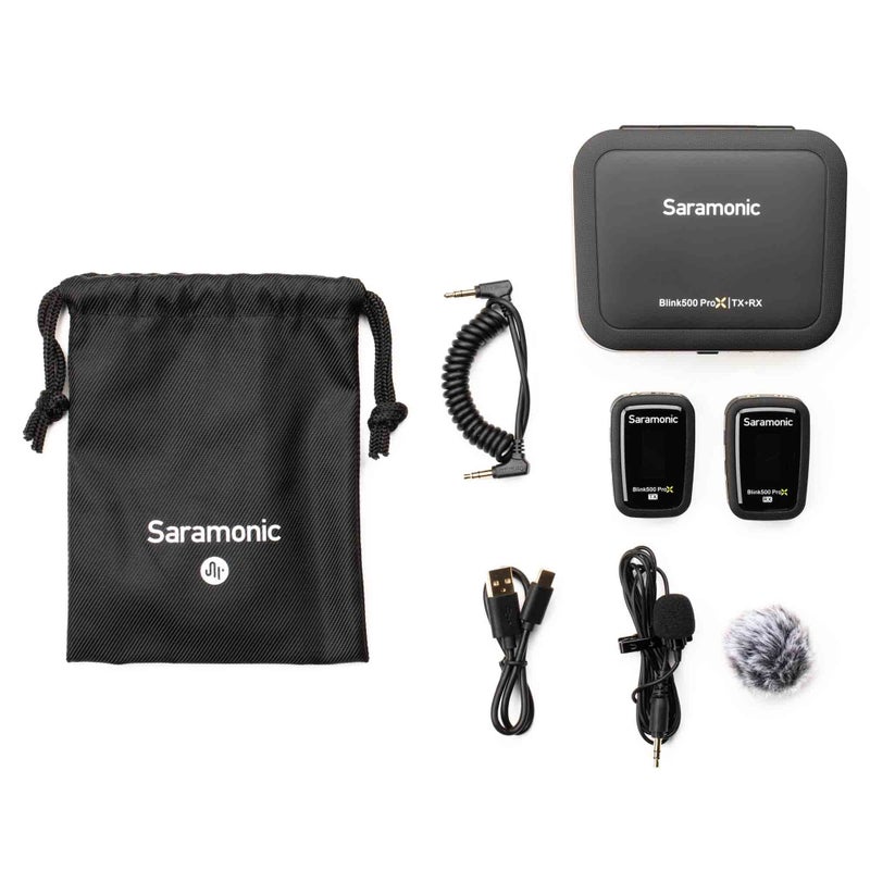 Saramonic Blink 500 Prox B1 Compact Wireless 24GHz ClipOn Microphone System with Lavalier - Image 2
