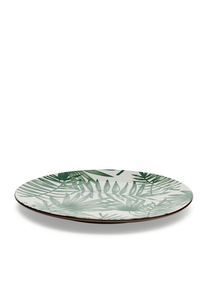 Simply Kitchen Green Leaf Dinner Plate 27Cm  - Image 1