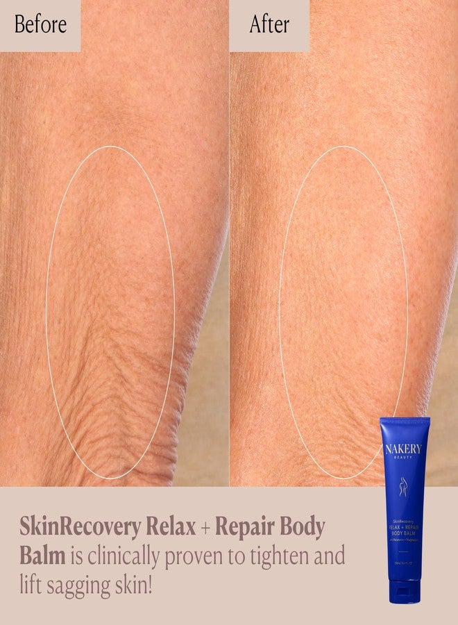 Nakery SkinRecovery Relaxing Magnesium Balm - Skin Tightening Cream for Body with SepiLift & Retinol - Muscle Balm with Melatonin for Restful Sleep - Hydrating Dry Skin Cream with Shea Butter - Image 5
