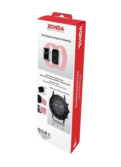 Xonda Band Apple Watch 38/40/41MM Samsung  Huawei 20 Pink  - Image 2