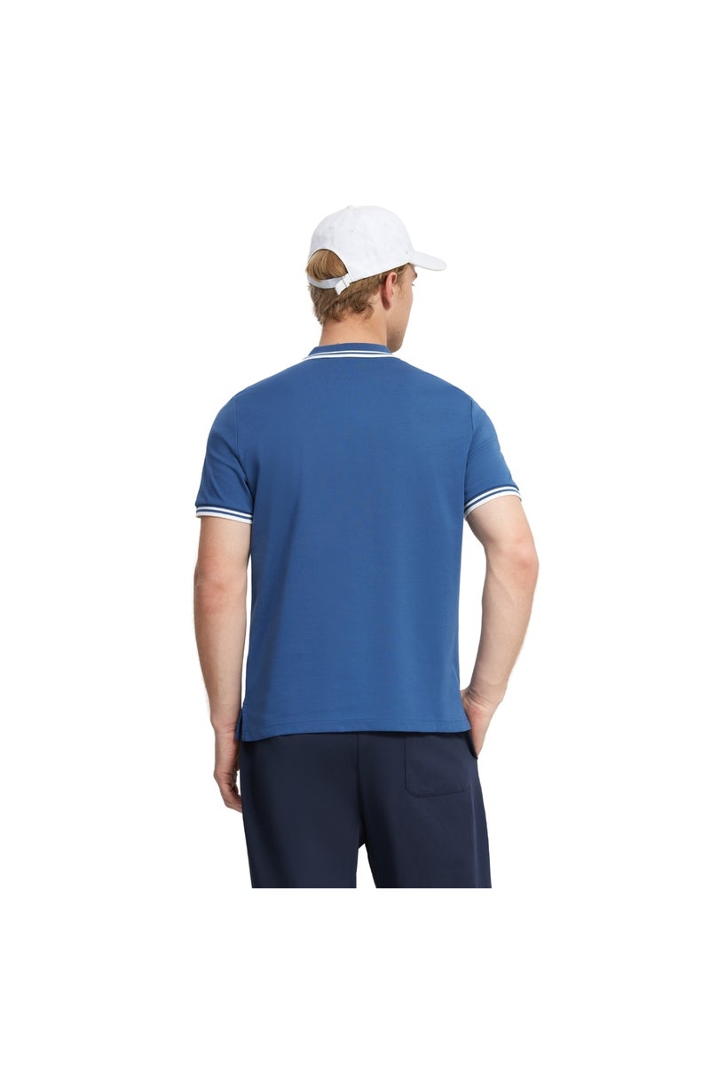 جيوردانو قميص بولو رجالي أزرق بقصة عادية - Image 3