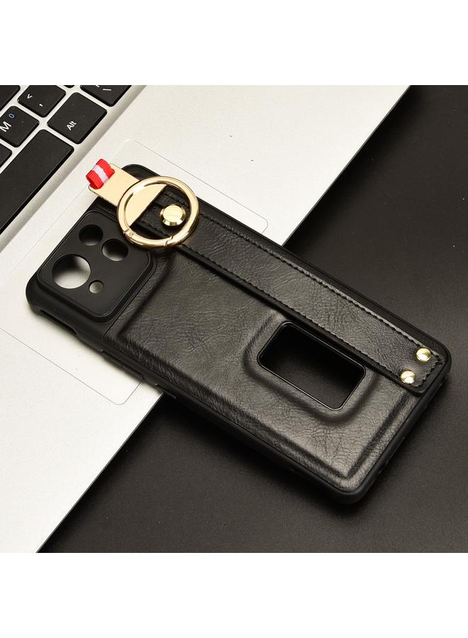 S-TOP Case For Asus ROG Phone 8 Pro Wristband Leather Back Phone Case - Image 2