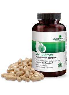 Futurebiotics VeinFactors, Varicose Vein Complex, 180 Vegetarian Capsules  - Image 2