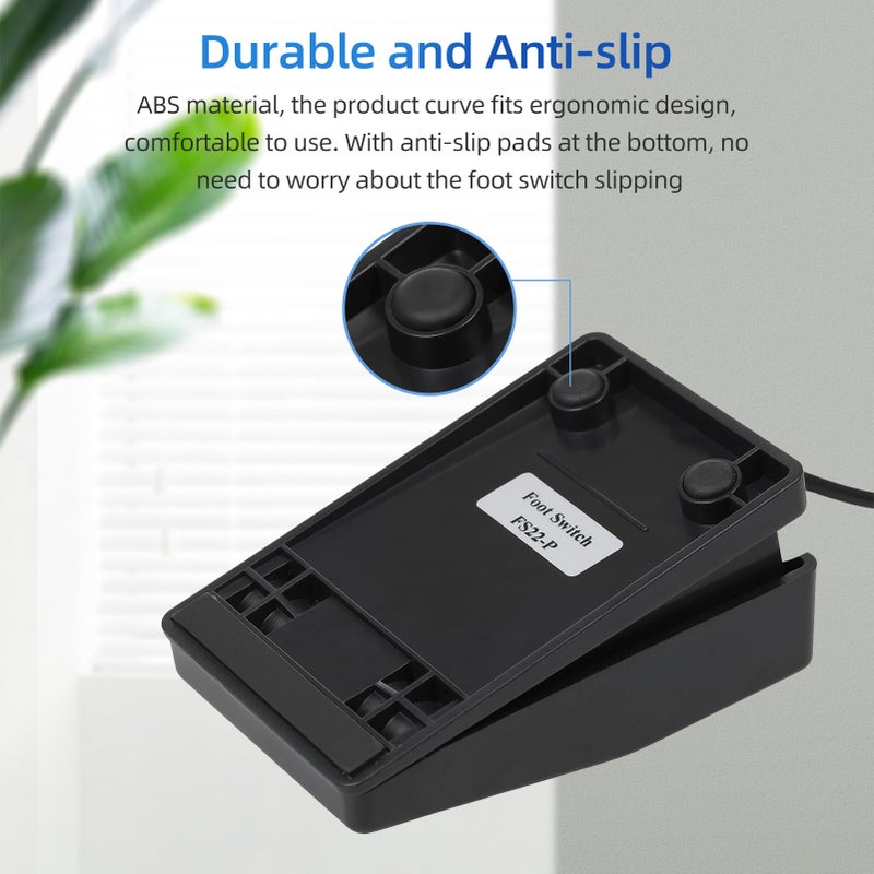 FS22-P موقف قدم واحد USB دوال متخصصة مقبض قدم سوفت ضوئي لجمع الصور وتشغيل ألعاب الموسيقى - Image 5