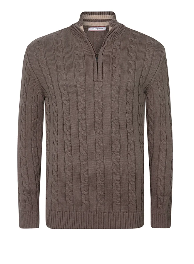 فيليكس هاردي كنزة صوفية بنصف سحاب