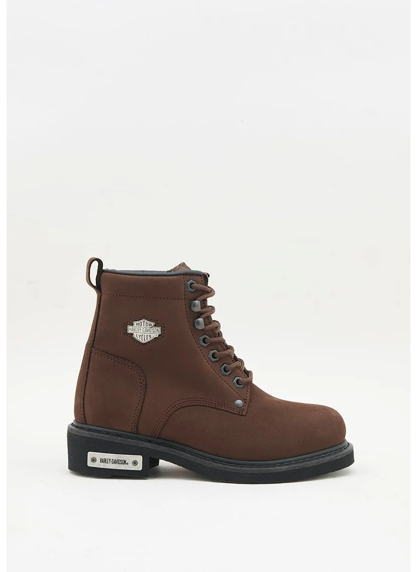 هارلي ديفيدسون Harley-Davidson Gibson Women's Brown Nubuck Boots