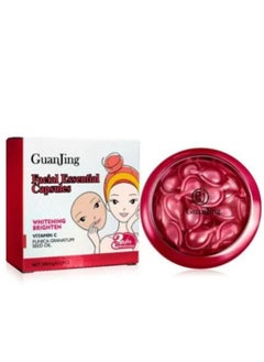 GUANJING Natural face Vitamin c vitamin e oil Punica Granatum Whitening Facial Serum Capsules 