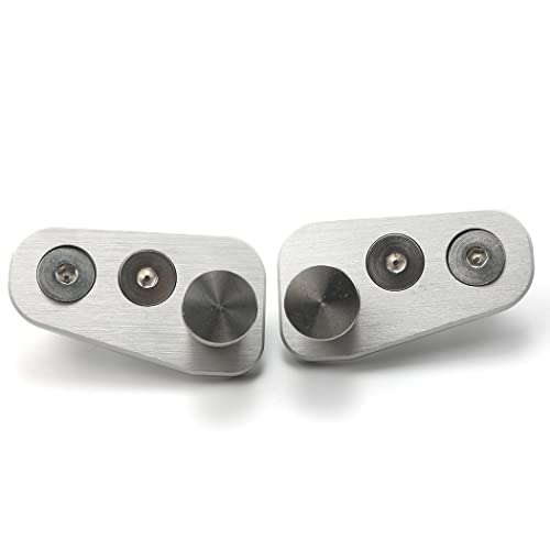 Jetuplusllc Pair Aluminium Door Striker Door Pin Adapter for Jeep CJ7 76-80 Late Model Doors - Image 2