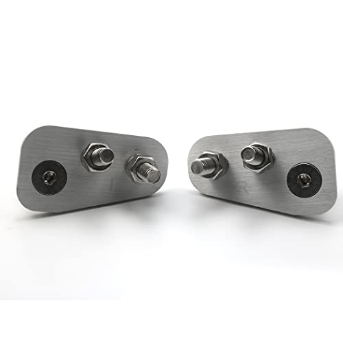 Jetuplusllc Pair Aluminium Door Striker Door Pin Adapter for Jeep CJ7 76-80 Late Model Doors - Image 4