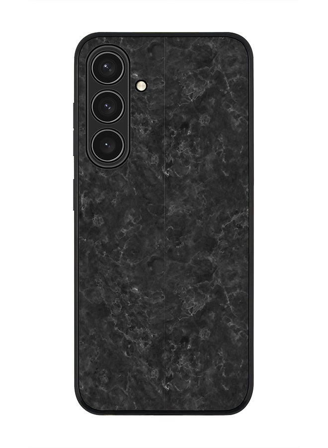 Stylizedd For Samsung Galaxy S25+ / S25 Plus 5G Case,Slim fit Camera Protection, Shockproof Thin Phone cover  - Marble Texture Black - Image 1