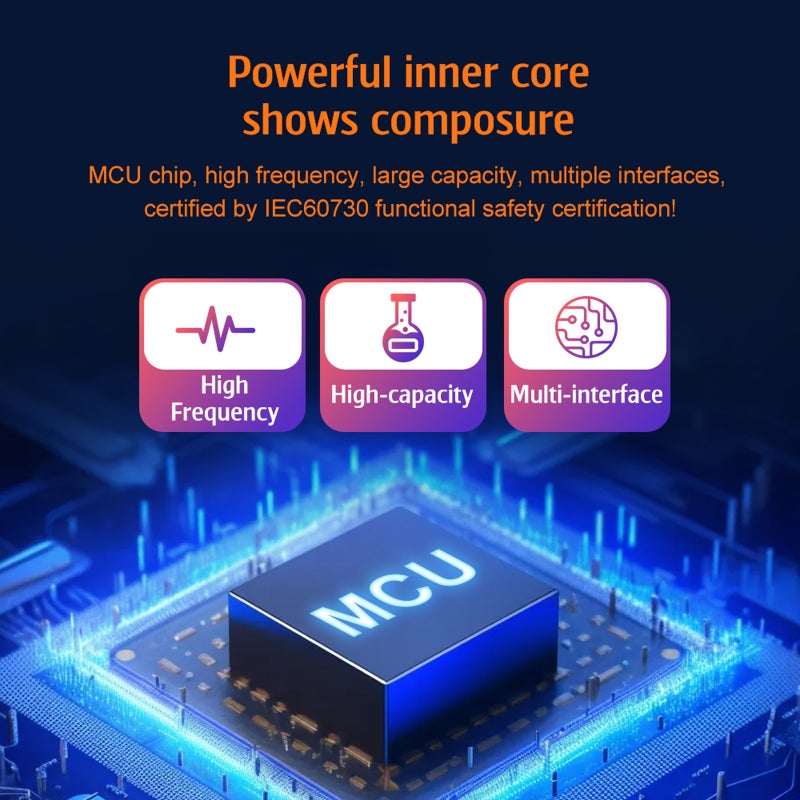 M519 OBD2 Scanner for Car, 2.8" HD Color Screen Diagnostic Tool with 40,000+ DTC Library, Enhanced Engine Fault Code Reader with I/M Readiness, Real-Time Data Stream & Type-C Software Upgrade - Image 5