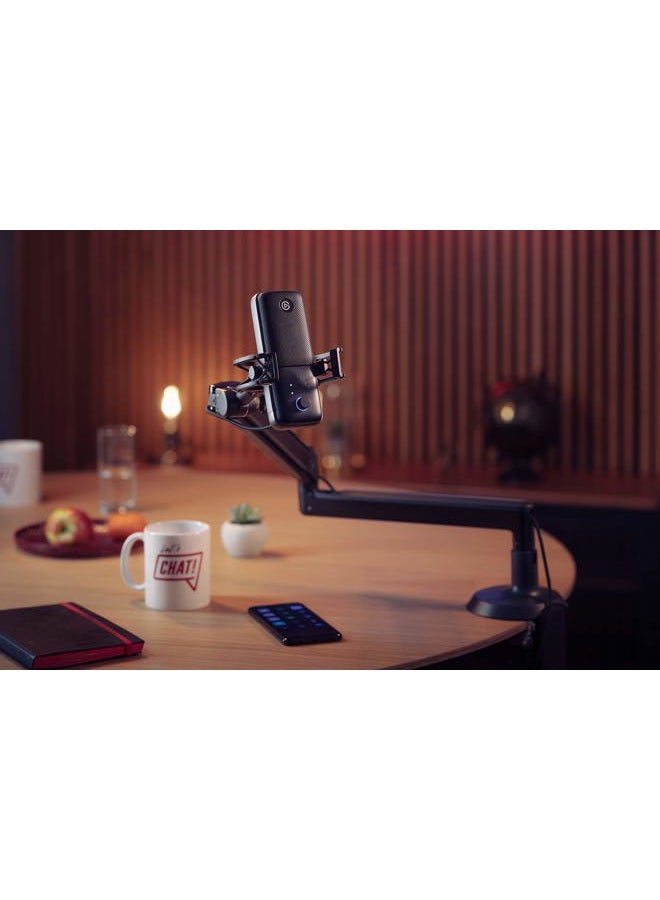 elgato Shock Mount - Maximum isolation from vibration noise, steel chassis with reinforced elastic suspension, custom built for Elgato Wave:1/3 - Image 2