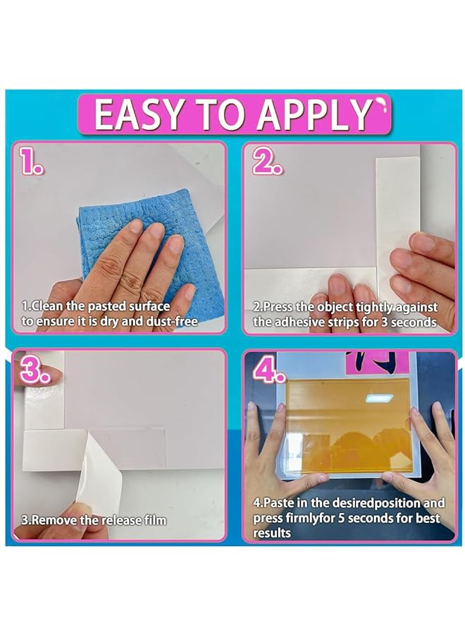 erorex Mounting Double Sided Tape For Wall Adhesive Slim Tape Heavy Duty Sticky For Door - Image 4