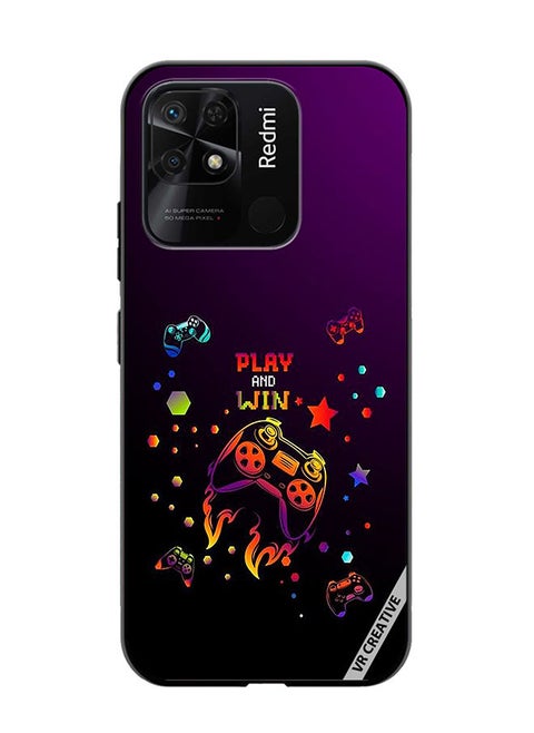 Protective Case Cover For Xiaomi Redmi 10C Play And Win Design Multicolour