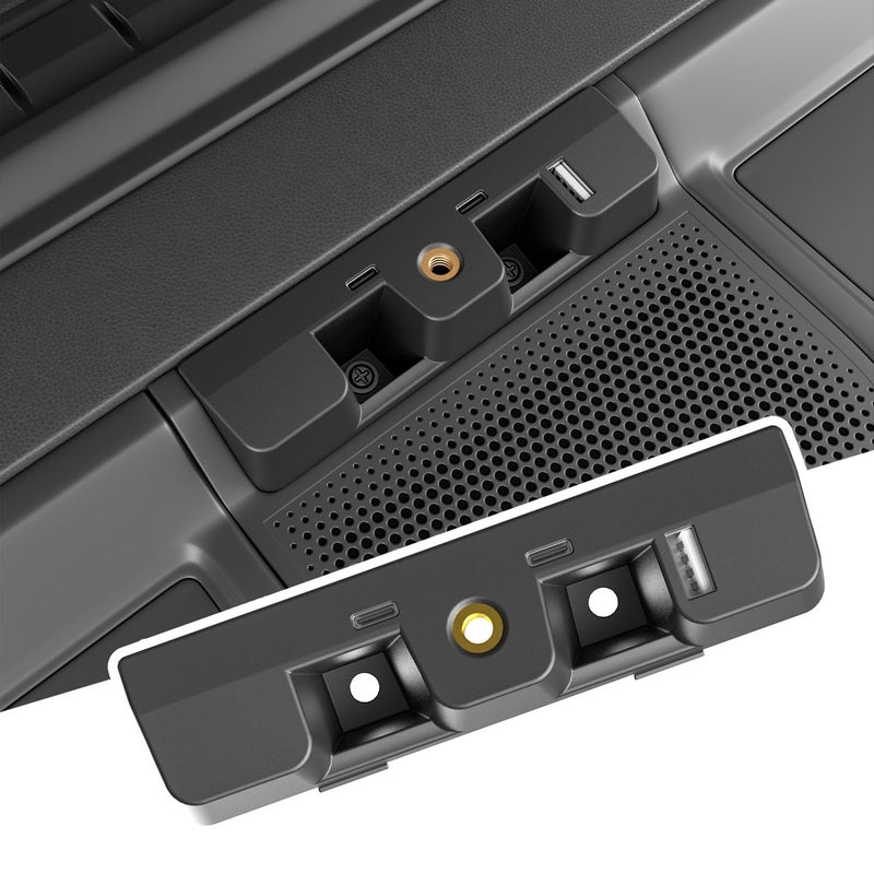 PTYYDS Dashboard USB Expansion Dock Hub Compatible with 2021-2025 Ford Bronco 2/4 Door 3 Ports Charging Station Dash USB Hub Replacement for 2021-2025 Ford Bronco Accessories - Image 1