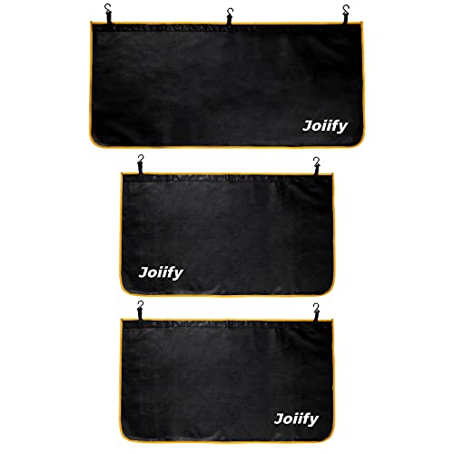 Joiify 3 Pcs Fender Covers for Mechanics, 25 Strong Magnets, Microfiber Leather Car Fender Protector Mats - Size M - Image 1