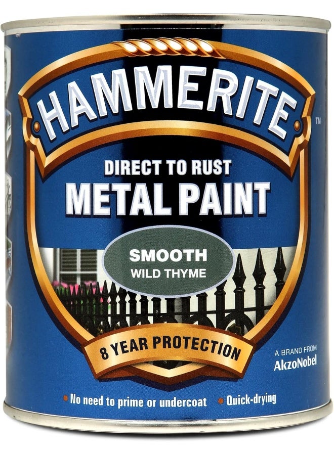 Hammerite 5158230 طلاء معدني مباشر على الصدأ - تشطيب زعتر بري ناعم 750 مل - Image 2