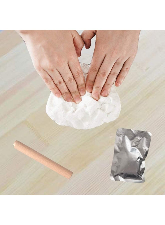 Womdee Baby Clay Handprint Footprint Kit Picture Frame, Perfect for Baby Gifts, Memory Photo Frame - Newborn Baby Keepsake Frames Plaster Kit Photo Frame - Image 3