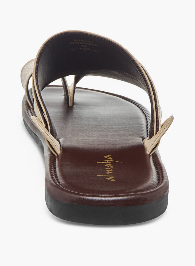 Al Waha صنادل عربية مزخرفة قابلة للانزلاق مع تفاصيل حلقة إصبع القدم - Image 5