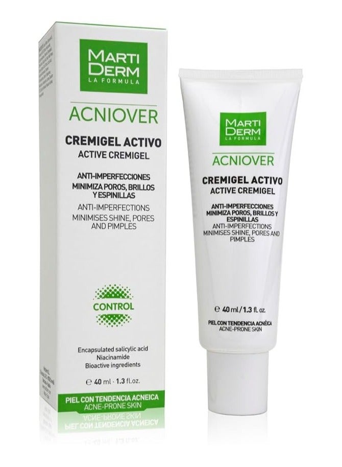 Martiderm Acniover Active Cremigel 40ml - Image 1