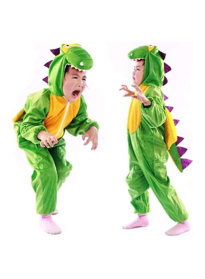 Beauenty Dinosaur Toy Animal Tights Role Play Costume Green  - Image 1