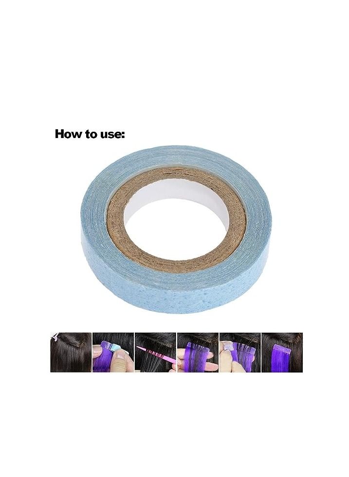 أوريتي ORiTi، شريط لاصق مزدوج الجوانب، 3 ياردات، شرائط لاصقة للشعر، وصلات شعر لاصقة، شريط لاصق عالي الالتصاق لوصلات الشعر - Image 4