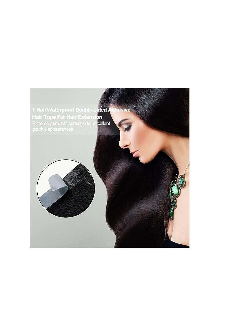أوريتي ORiTi، شريط لاصق مزدوج الجوانب، 3 ياردات، شرائط لاصقة للشعر، وصلات شعر لاصقة، شريط لاصق عالي الالتصاق لوصلات الشعر - Image 5