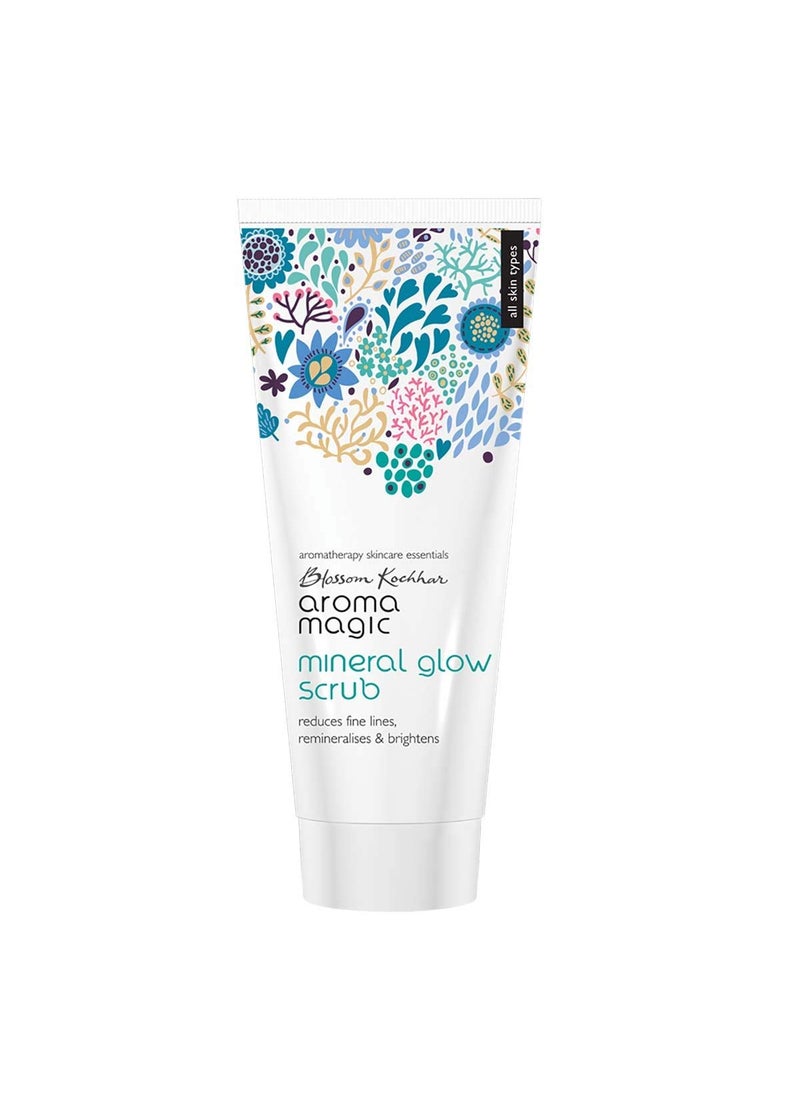 Aroma Magic - Aroma Magic Mineral Glow Face Scrub  Dead Skin Exfoliator  Deep Moisturizing Facial Scrub  Provides Soft Supple  Hydrated Skin  676 Fl Oz 200ml - Image 1