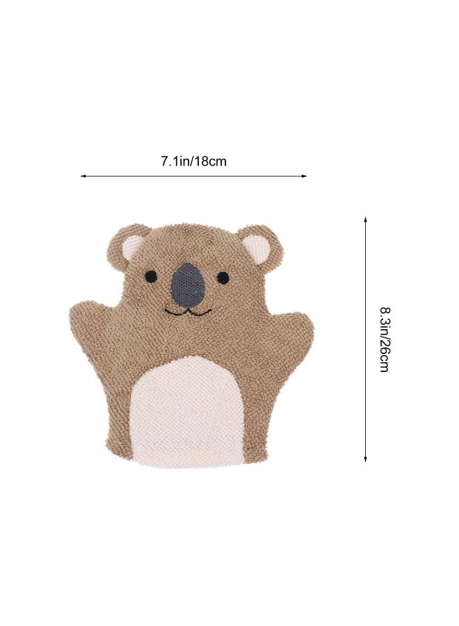Bukela 5 Cartoon Children’s Bath Gloves – Soft Terry Cloth, Animal Design, for Washing Kids - Image 4
