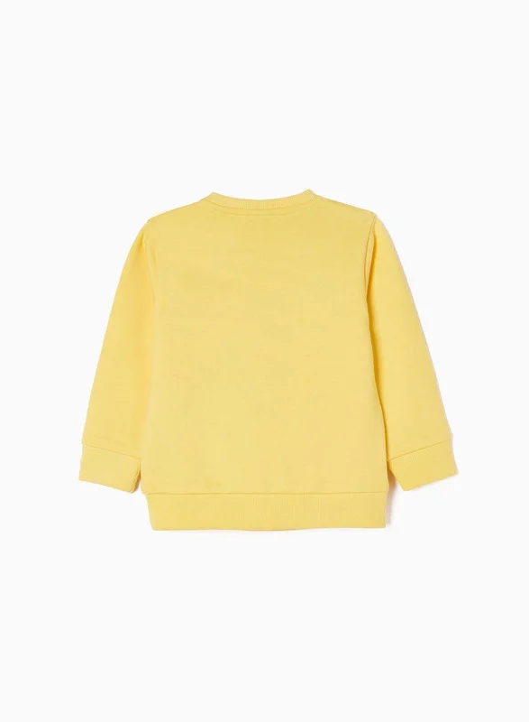 Zippy Cotton Sweatshirt for Baby Boys 'Chameleon', Yellow