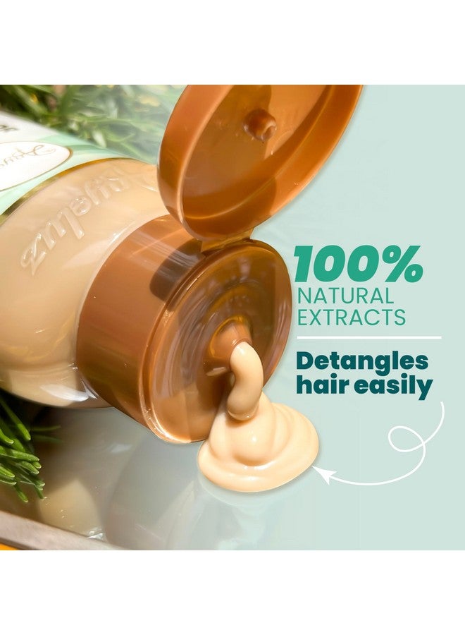 ANYELUZ Rosemary Conditioner ; Infused With Onion Extract Hyaluronic Acid And Rosemary ;Accelerates Hair Growth Enhances Shine And Provides Silkiness ;Easy To Comb ; For All Hair Types - Image 4