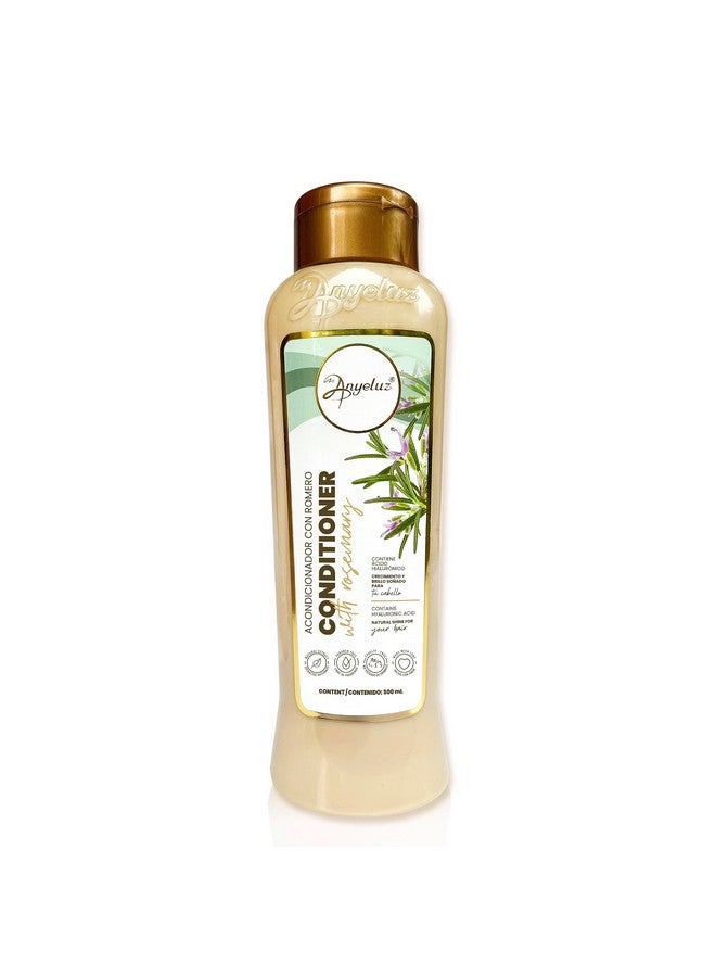 ANYELUZ Rosemary Conditioner ; Infused With Onion Extract Hyaluronic Acid And Rosemary ;Accelerates Hair Growth Enhances Shine And Provides Silkiness ;Easy To Comb ; For All Hair Types - Image 2