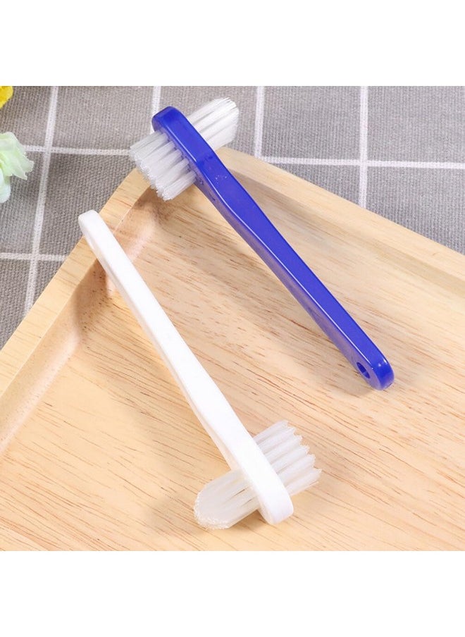 Beaupretty Beaupretty 4 Pcs Cleaner Toothbrushes Portable Toothbrushes Toothbrushes for Cleaning Cleaner Finger Care Brush Double Head White Travel Pp  - Image 2