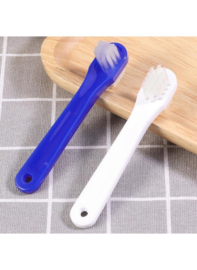 Beaupretty Beaupretty 4 Pcs Cleaner Toothbrushes Portable Toothbrushes Toothbrushes for Cleaning Cleaner Finger Care Brush Double Head White Travel Pp  - Image 4