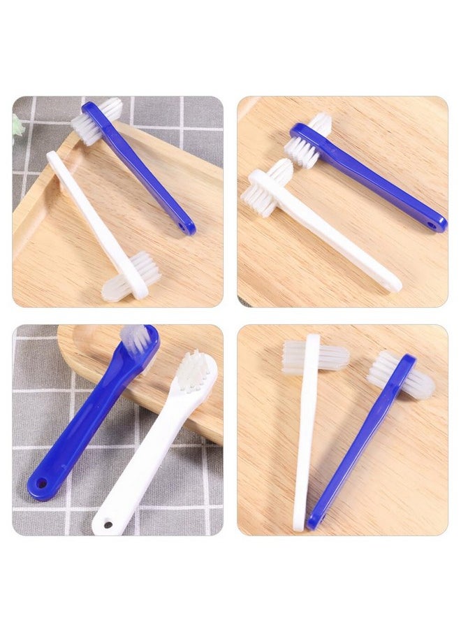 Beaupretty Beaupretty 4 Pcs Cleaner Toothbrushes Portable Toothbrushes Toothbrushes for Cleaning Cleaner Finger Care Brush Double Head White Travel Pp  - Image 5