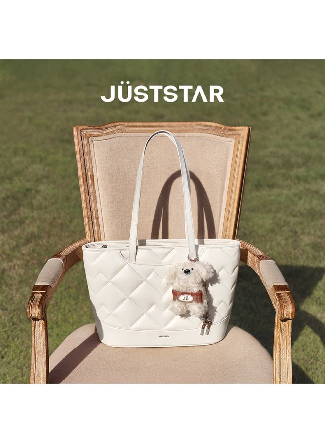 Just Star Women's Tote Bag New Luxury Large Capacity Commuter Laptop Shoulder Bag Birthday Gift For Women - Image 3